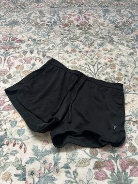 Old Navy Black Women's Athletic Drawstring Shorts
